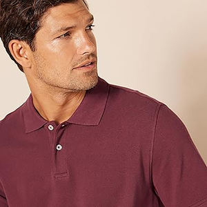 Polos de hombre de talla grande de punto de algodón con estampado personalizado al por mayor, camisetas de manga corta 100% de algodón, ropa de calle, polos para hombre - Product Image 3