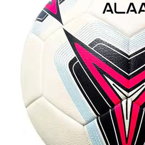 Balón de fútbol de PVC/PU Alaay, Balón de entrenamiento deportivo de estilo personalizado de fútbol de alta calidad, 5 bolas, tamaño de puntada 5/4/3/2 - Product Image 4
