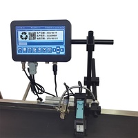 Machine d'impression de date d'expiration de vente sur l'imprimante à jet d'encre en ligne d'oeufs