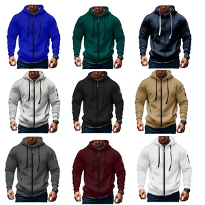 Men's Casual Solid Color <b>Long</b> <b>Sleeve</b> <b>Hooded</b> Sweatshirt Breathable Printed Outdoor Streetwear Drawstring Plus Size <b>T</b>-<b>Shirts</b> - Product Image 1