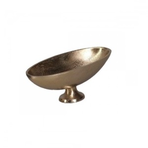 Ensemble 3 bols en forme de bateau en aluminium pour la décoration de la maison bols de rangement à motif carré pots de fleurs jardinières prix de gros - Product Image 4