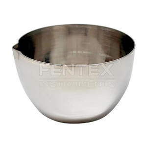 Bol de laboratoire en acier inoxydable avec bec verseur Bol de laboratoire polyvalent - Product Image 1