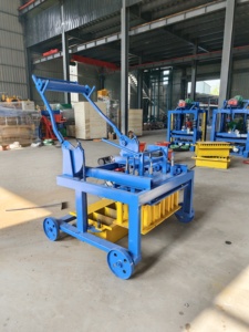 Máquina de fabricación de bloques de pavimento diésel QMR4-<span class=keywords><strong>45</strong></span>, línea de ladrillos, motor de cemento, fácil de operar, multicolor, 1 año de garantía, precio de fábrica. - Product Image 3