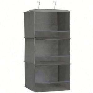 Contenedores de Almacenamiento Plegables, Organizador del Hogar, Organizador de Ropa para Armario, Artículos para el Hogar, Organizador de Armario Colgante de 3 Estantes - Product Image 1