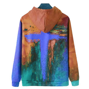 2025 Unisex personalizado transpirable ropa deportiva de invierno sudaderas con capucha para hombres gimnasio Fitness chándales con logotipo impreso por sublimación - Product Image 2