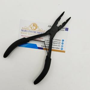 ชุดอุปกรณ์คีมจับผมสแตนเลสสีดำด้านสำหรับต่อผม - Product Image 4