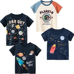 Usine directe garçon tricoté coton t-shirt personnalisé Applique Boutique vêtements été enfants garçon vêtements - Product Image 1