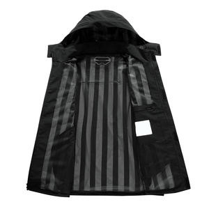 Chaqueta de Invierno Ligera y Transpirable para Hombre, Chaqueta Cortavientos con Tela de Lona Resistente al Agua, Cómoda, con Logotipo Frontal - Product Image 2