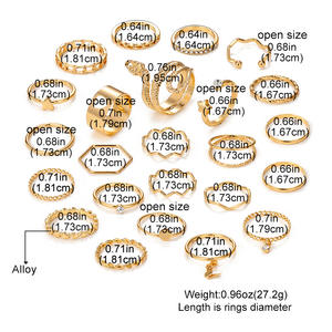 แหวนสัตว์สไตล์กอธิค ชุดแหวนย้อนยุคสําหรับเด็กผู้หญิง - Product Image 5