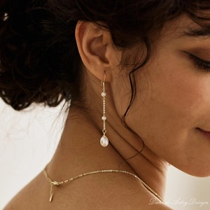 Delicado conjunto minimalista de joyería de acero inoxidable para mujer collar ligero pendientes pulsera Simple boda fiesta de compromiso - Product Image 5