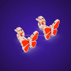 Bondii <b>Earrings</b> 14K Moissanite/Cubic Zirconia / CVD Lab grown 14K/18K/22K/925 <b>Silver</b> <b>earrings</b> for her - Product Image 1