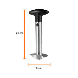 Éplucheur d'ananas Myrva en acier inoxydable, outil manuel pour fruits, facile à nettoyer, lavage à la main uniquement - Product Image 6