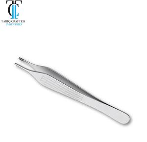 Nouveauté : Pinces à tissus Adson marron avec dents, en acier inoxydable, instrument chirurgical pour la chirurgie générale, plastique et dermatologique - Product Image 1