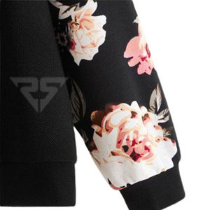 Ropa de moda sudadera al por mayor personalizado color puro en blanco mujeres sublimación sudadera para la venta - Product Image 4