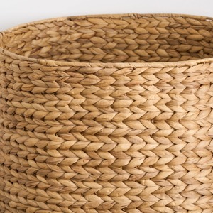<b>Baskets</b> woven from <b>water</b> <b>hyacinth</b> Handmade <b>Storage</b> <b>Basket</b> Wholesale eco-friendly Made in Vietnam - Product Image 6