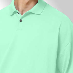 Polos personalizados de algodón 100% para hombre con logotipo bordado, camisa suave de verano, transpirable de alta calidad - Product Image 3