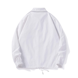 Veste brodée, veste pliable, coupe-vent, cadeau pour les sororités, veste de coach pour hommes, coupe-vent imperméable noir - Product Image 4