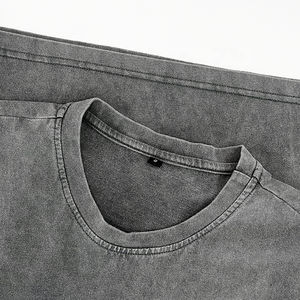 Débardeur sans manches vintage en coton tricoté pour hommes, couleur et logo personnalisables délavés à l'acide - Product Image 4