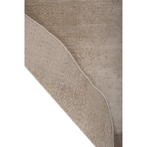 Alfombra Entropy de Lana y Seda de Bambú Anudada a Mano de Gran Tamaño, Color Beige y Marrón Sólido para el Hogar o el Pasillo -Esk-1588 - Product Image 5