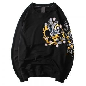 Usine directe 100% coton sweat à col rond Logo personnalisé imprimé noir à capuche brodé Technique pour l'hiver court solide - Product Image 6