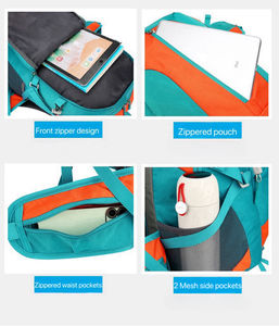 Sac de sport personnalisable avec logo et couleur, nouveau style 2025, sublimation, sac à dos de sport imperméable personnalisé OEM, sacs de sport, sacs à dos de gym - Product Image 4