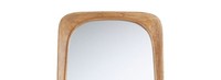 Miroir mural en bois moderne et durable, artisanal de luxe, écologique, pour la décoration de la maison, de l'hôtel et de la salle de bain