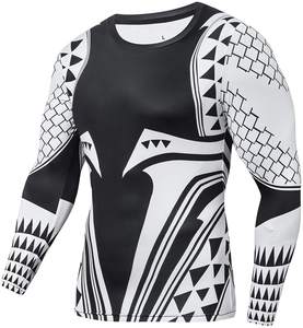 Alta calidad Mma Rash Guard Rush Guard Diseña tu propio traje de baño Rash Guard para hombres - Product Image 4