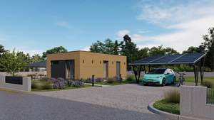 Cómoda casa completamente lista prefabricada ensamblada por módulos diseño moderno GNAV - Product Image 4