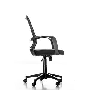 Silla de Oficina Ergonómica Jet-Line Calgory, Silla Giratoria de Malla con Respaldo Alto y Elevación, con Reposacabezas Ajustable, Hecha de Madera Contrachapada, Espuma y Tela - Product Image 4