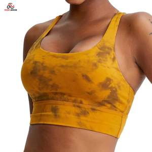 Ropa de gimnasio acanalada de alta elasticidad de gran tamaño de color personalizado barra deportiva precio al por mayor tops clásico cuello cuadrado Sujetador deportivo Mujer - Product Image 1