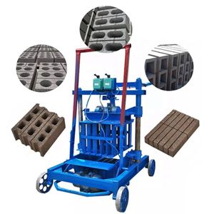 Nouvelle machine à fabriquer des briques en béton pour une seule personne - Machine à fabriquer des blocs de ciment prête à être expédiée - Product Image 1