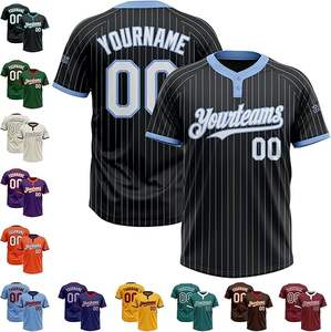 Ropa deportiva de malla de poliéster de alta calidad para hombres, conjunto de Jersey de softbol transpirable, venta superior en Pakistán - Product Image 2