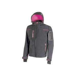 Chaqueta Softshell Outdoor de color gris espacial Fucsia, para mujer - Product Image 1