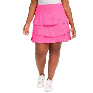 Pantaloncini Skort con volant rosa taglia 2X da donna Ideology - Product Image 1