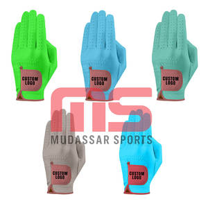 Cómodos guantes de golf con tela que absorbe la humedad, agarre antideslizante y diseño personalizado disponible para deportes al aire libre e interiores - Product Image 5