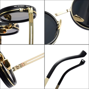 Nouvel Arrivage 2026 – Lunettes de Soleil Rondes Polarisées UV400 avec Filtre ND Réglable 1-9 et Logo Personnalisé pour Hommes, Idéales pour la Conduite et la Pêche - Product Image 6