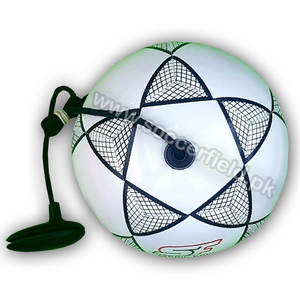 Entrenamiento con fabricantes de cuerdas Campo de fútbol Sialkot Pakistán SenseBall Balón de fútbol con cuerda - Product Image 2