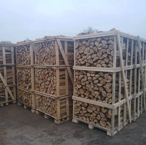 Hardwood Firewood <b>Logs</b> Stacked for Storage Outdoor Indoor Use. - Product Image 1