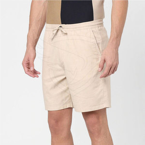 Prix de gros Nouvelle Arrivée Shorts Homme 100% Coton Uni Décontracté Toile En Vente - Product Image 2