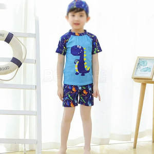 ชุดว่ายน้ำผ้าโพลีเอสเตอร์สำหรับเด็กผู้ชายชุดว่ายน้ำสำหรับเด็กกำหนดสีเองได้ - Product Image 6