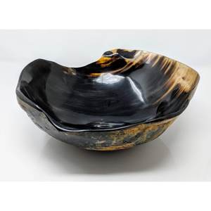 Cuenco de mezcla de ensaladas con cuerno terminado, forma redonda, aparatos de cocina de buena calidad, para uso en restaurantes y hoteles, nuevo - Product Image 3