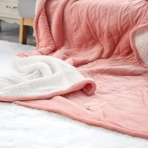 Ấm cúng ấm áp bộ đồ giường nhẹ thoáng khí sang trọng trang trí không gây dị ứng có thể giặt Sofa giường pha lê siêu mềm ném chăn