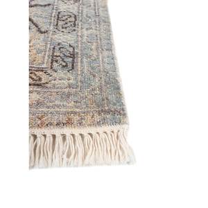 Alfombras Erbe de Lana de Color Marfil, Tejidas a Mano, Diseño Geométrico Aubusson para Hogar y Auto, 9x12-EA-3124(Cs-01) - Product Image 4