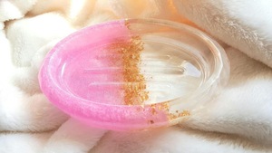 Porte-savon en résine époxy, forme personnalisée, couleur personnalisée, vente chaude, porte-savon en résine de haute qualité - Product Image 2