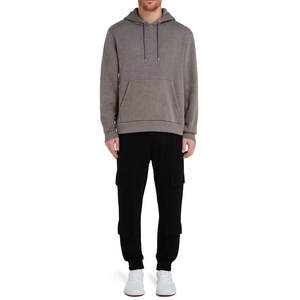 Fabricant pakistanais 100% coton français éponge lavage à l'acide à capuche personnalisé meilleure qualité en détresse lavage à l'acide à capuche pour hommes - Product Image 3