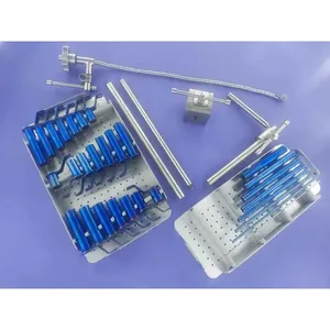 Système d'extension manuelle pour chirurgie de la colonne vertébrale à intervention minimale invasive, kit d'instruments chirurgicaux en acier inoxydable - Product Image 3
