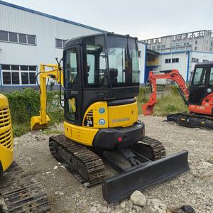 Excavadora KOMATSU PC35 MR usada, minimáquina de movimiento de tierras de 3,5 toneladas con bomba y motor de componentes básicos a precio barato - Product Image 1