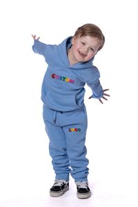 Vente en gros de survêtements personnalisés respirants et décontractés solides pour enfants pour bébés garçons survêtement pour enfants sweats à capuche simples qualité supérieure personnalisée OEM - Product Image 4