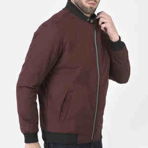 Chaqueta Bomber Acolchada de Cuero para Hombre de Alta Calidad para Invierno con Cuello Alto, Secado Rápido y Transpirable, Disponible en Varios Colores - Product Image 3