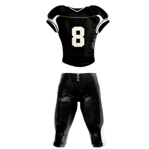 Uniforme de fútbol americano reversible logotipo personalizado tallas personalizadas venta al por mayor ropa deportiva personalizada - Product Image 1